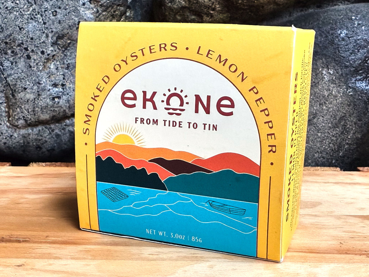 Smoked Oysters: Lemon Pepper | Ekone