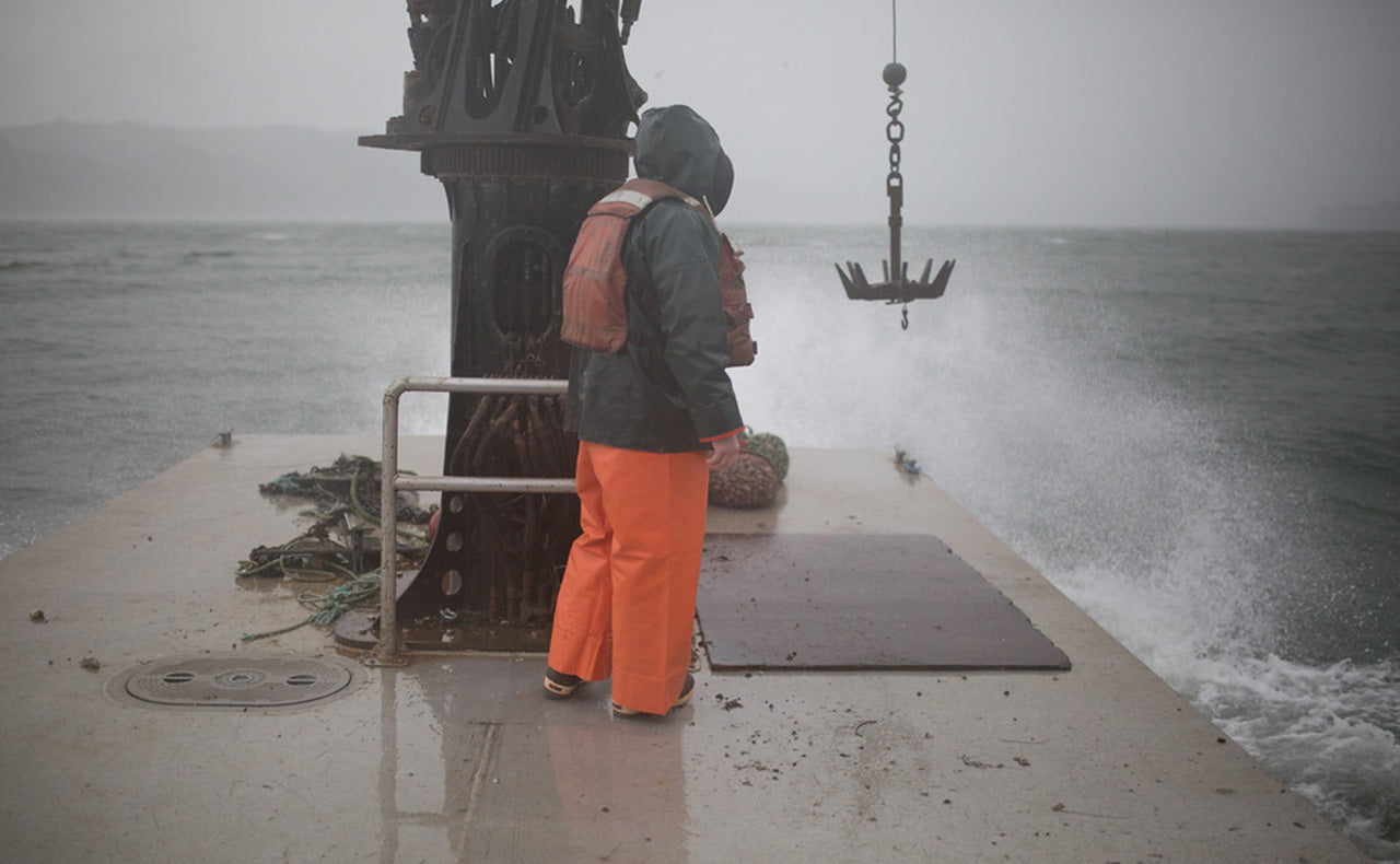 Hama Hama Oyster Barge by Mark Dunn